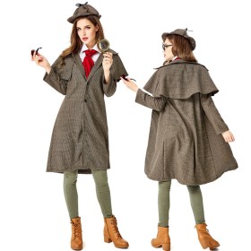 Halloween Costume Adult Female Sherlock Formos Cosplay Costume