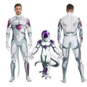 Family Matching Anime Dragon Ball Frieza Cosplay Jumpsuit For Halloween Costumes