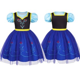 Frozen Anna Princess Dress Children's Halloween Cosplay Costume