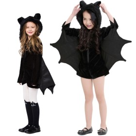  Girl Bat Halloween Party Cosplay Costume