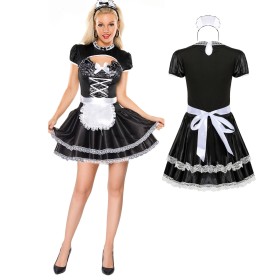 Halloween Maid Costume Individuality Gothic Western Suit