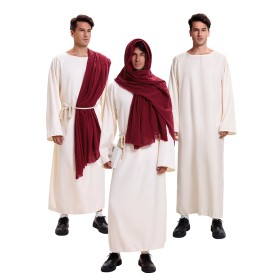 Retro Arabian Style Dubai Robe Halloween Missionaries Cosplay Costume