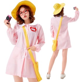 Japanese Nurse Halloween Costume Kindergarten uniform Cosplay Costume