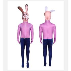 Zootopia Officer Judy Hopps Jumpsuit For Kids Halloween Costume
