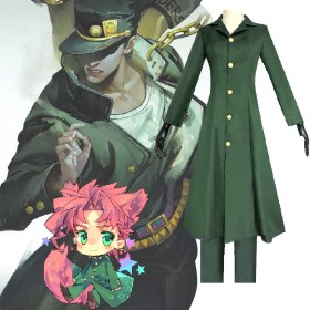 JoJo's Bizarre Adventure Cosplay Costume Kakyoin Noriaki's Battle Outfit