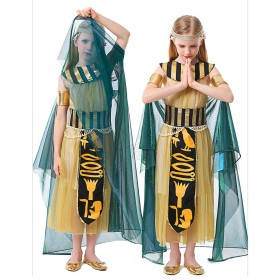 Children's Halloween Costumes Cleopatra Cosplay Dance Costume