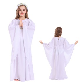 Children's Halloween Costume White Angel Cosplay Costume