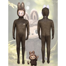 POPMART Labubu Onesie Jumpsuit Halloween Parent-child Cosplay Costume