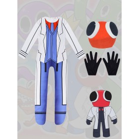 Rainbow Friends Little Red Doctor Onesie Onesie For Kids Halloween Costumes