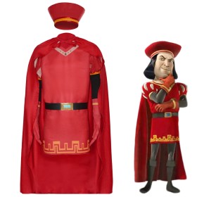 Halloween Adult Costume Shrek Lord Maximus Farquaad Cosplay Costume
