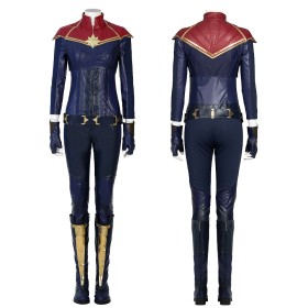 New Captain Marvel Carol Danvers Cosplay Costume Eggs Version