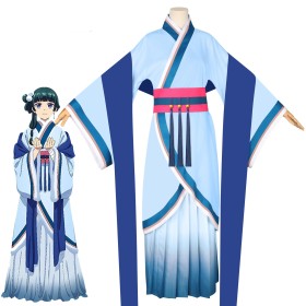  Maomao Blue White Dress The Apothecary Diaries Cosplay Costume