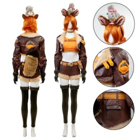 Marvel Rivals Squirrel Girl Leather Cosplay Costume