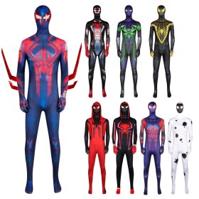 Marvel's Spider-Man Cosplay Suit Miles Morales Classical Collection Edition Printed Jumpsuit