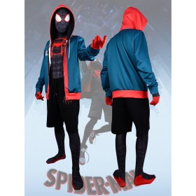 Halloween Outfit For Adult - Anime Spider- Man Across the Spider-Verse Miles Cosplay Costume