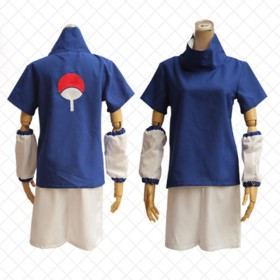 Naruto Youth Uchiha Sasuke Cosplay Costume 