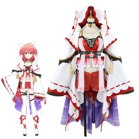 Virtual Youtube Vtuber Sakura Miko Swing Sleeve Cosplay Costume