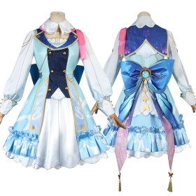 Genshin Impact Kamisato Ayaka Cosplay Costume Springbloom Missive Premium Edition 