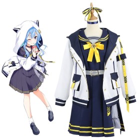 Hololive Virtual  VTuber Hoshimati Suisei Sailor Suit Cosplay Costume