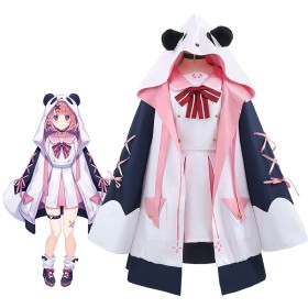 Virtual YouTube Vtuber Sasaki Saku Third Anniversary Cosplay Costume