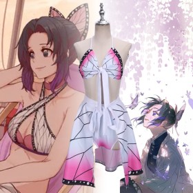 Demon Slayer Kochou Shinobu Cosplay Swimsuit