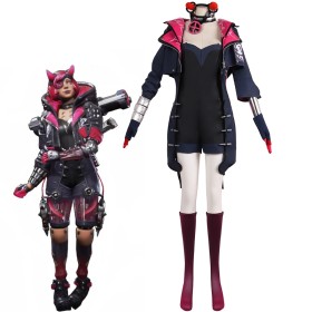 Apex Legends Wattson Black Cosplay Costume