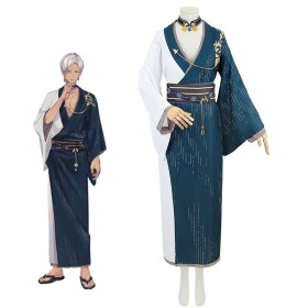 Virtual YouTuber Vtuber Ibrahim Kimono Cosplay Costume