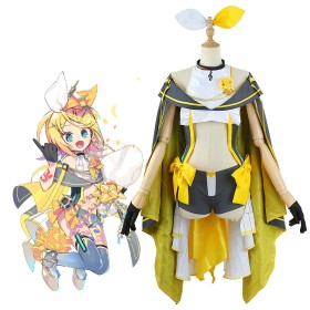 Vocaloid 14th Anniversary Kagamine Rin Cosplay Costume