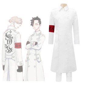 Tokyo Revengers Seishu Inui Cosplay Costume White Uniform