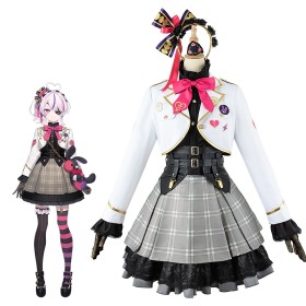 Virtual Youtuber NIJISANJI Maria Marionette Cosplay Costume 