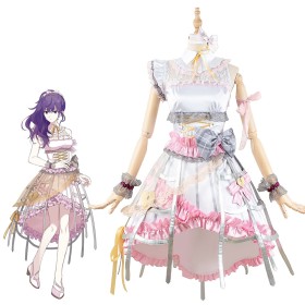 Project Sekai Colorful Stage feat Hatsune Miku Asahina Mafuyu Lolita Cosplay Costume 