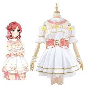 LoveLive! Nishikino Maki Flower Festival Cosplay Costume