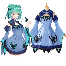 Hololive YouTube Vtuber Uruha Rushia Cosplay Costume