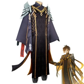 Genshin Impact Zhongli Cosplay Costume Update Edition