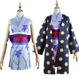 One Piece Nico·Robin Kimono Cosplay Costume