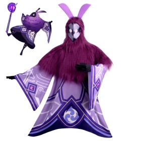 Genshin Impact Electro Abyss Mage Cosplay Costume