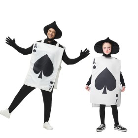 Alice in Wonderland Poker Ace of Spades Parent-child Halloween Cosplay Costume