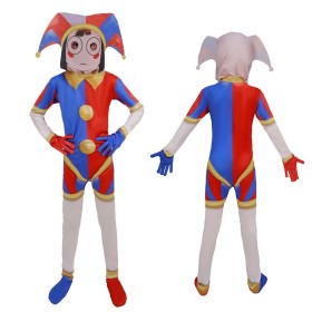 The Amazing Digital Circus Pomni Halloween Parent-child Cosplay Costume