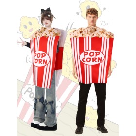 Halloween Party Costume Funny Food Popcorn Cosplay Costume