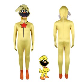 Poppy Playtime Smiling Critters Kickinchicken Jumpsuit Halloween Parent-child Cosplay Costume