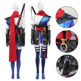 Marvel Rivals 2025 Psylocke Cosplay Costume Leather Suit