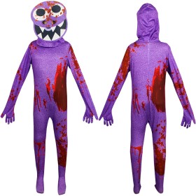 Purple Friends Roblox Rainbow Friends Onesie For Kids Halloween Costumes
