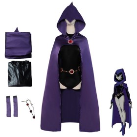 Halloween Costume Teen Titans Raven Cosplay Costume