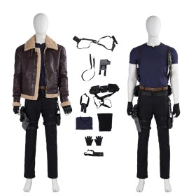 Resident Evil 4 Remake Leon S. Kennedy Cosplay Costumes