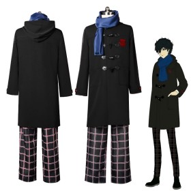 Persona 5 Ren Amamiya Winter Suit Halloween Cosplay Costume