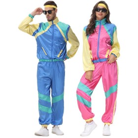 Carnival Disco Retro Movement Hip Hop Halloween Couple Matching Costume