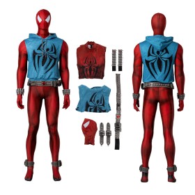 Spider-Man Across the Spider-Verse Scarlet Spider Ben Reilly Cosplay Costumes
