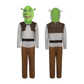 Shrek Jumpsuit Cartoon Onesie For Adults & Kids Halloween Costumes