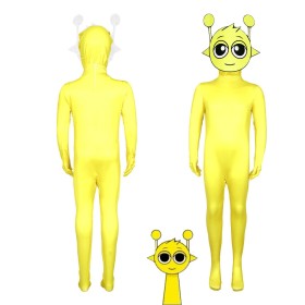 Sprunki Incredibox Simon Cosplay Jumpsuit Halloween Parent-child Costume