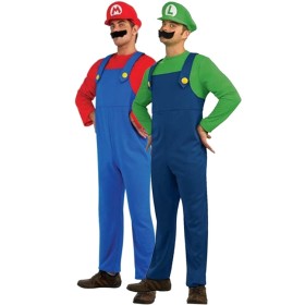 Super Mario and Luigi Halloween Cosplay Costume